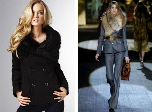 C чем можно носить зимнее пальто с мехом и без. Пальто с меховым воротником или с чем носить зимнее пальто с мехом