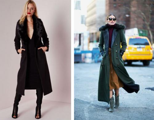 C чем можно носить зимнее пальто с мехом и без. Пальто с меховым воротником или с чем носить зимнее пальто с мехом