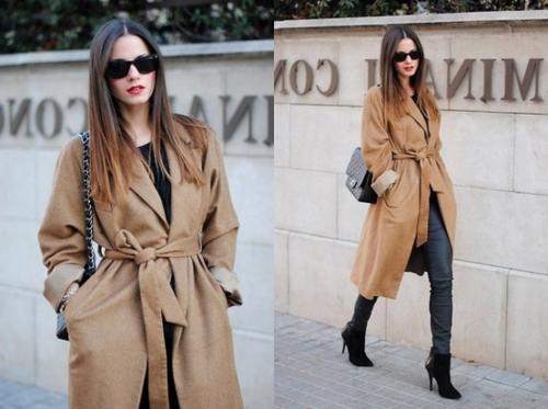 Капсула с бежевым пальто. С чем носить бежевое пальто
