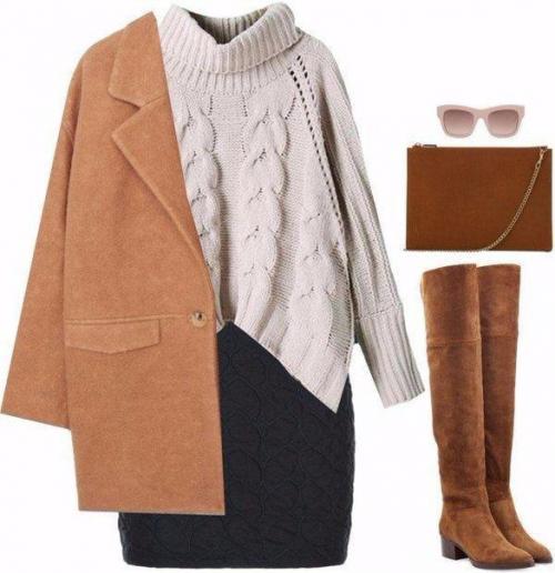 С чем носить бежевое пальто в 2022. С чем носить бежевое пальто: модные идеи на любой случай 25