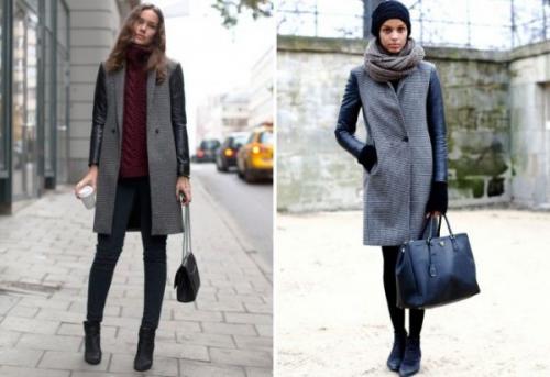 Светло-серое пальто с чем носить. Актуальные модели