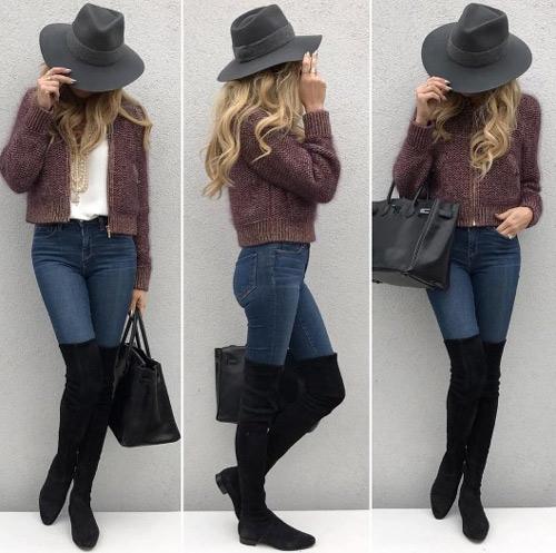 Ботфорты это вульгарно. С какими вещами носить ботфорты, чтобы не выглядеть вульгарно? Образы