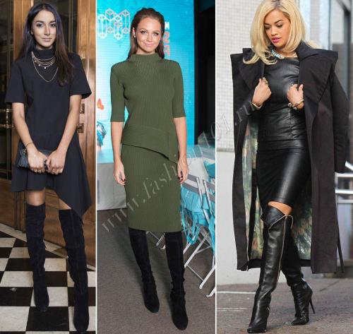 Ботфорты на каблуке