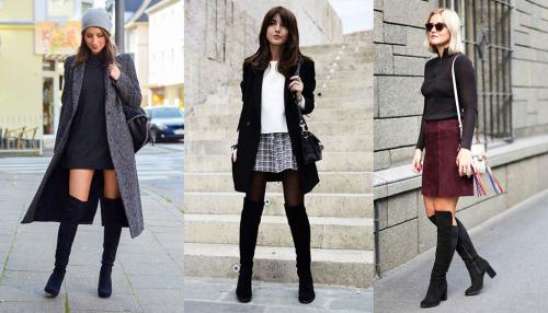 С чем носить ботфорты 2020. С чем носить ботфорты: модные правила и лучшие образы 2020