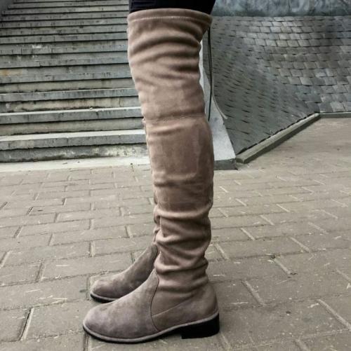 Что носить с ботфортами без каблука. Особенности и преимущества