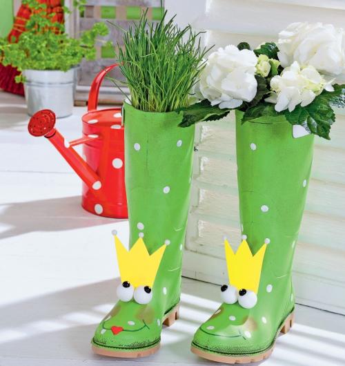 Утилизация или творчество: что делать с дырявыми резиновыми сапогами 20 Утилизация или творчество: что делать с дырявыми резиновыми сапогами 20