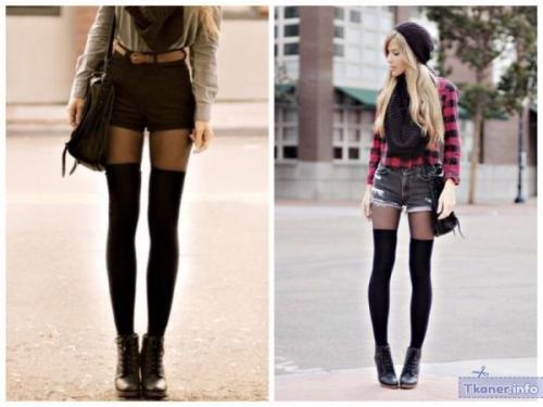 С чем носить высокие гольфы. С чем носить гольфы 24