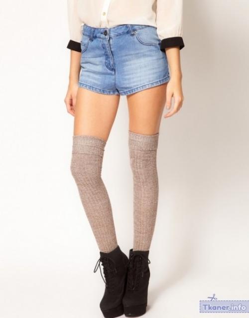 С чем носить высокие гольфы. С чем носить гольфы 19