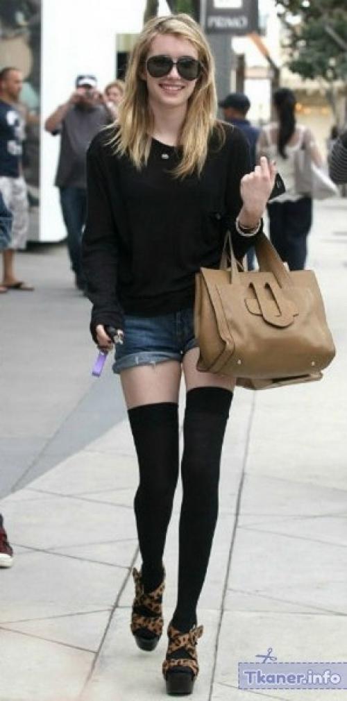 С чем носить высокие гольфы. С чем носить гольфы 21