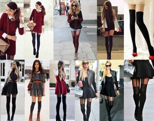 Как называются колготки с имитацией чулков. С чем носить колготки с имитацией чулок?