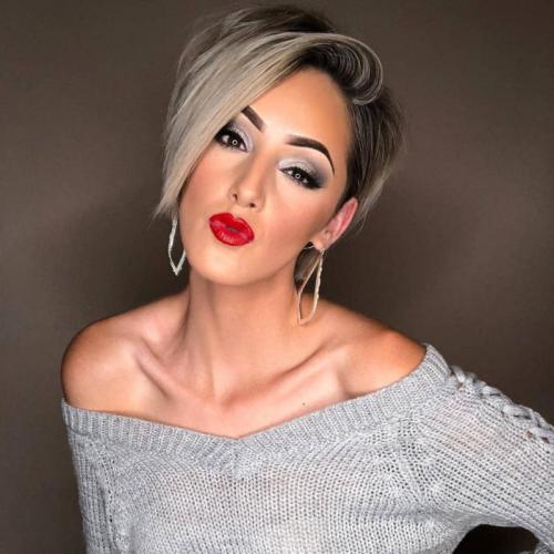 Короткие стрижки для женщин 45 50 лет. Стильные стрижки для дам 45+