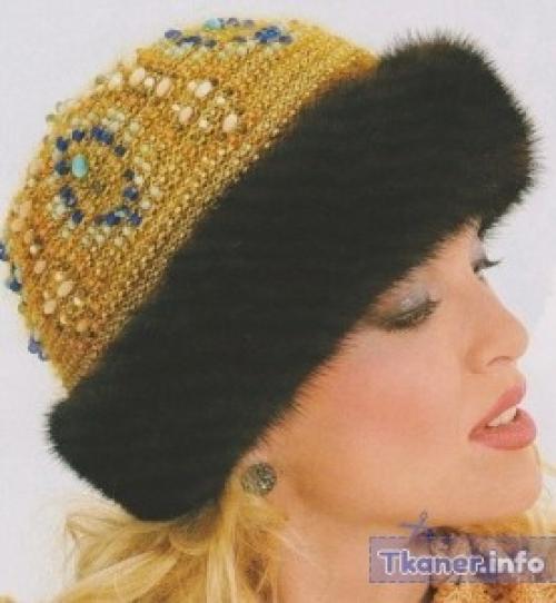 Вязаная шапка для женщин: как сделать ее красивой своими руками 07