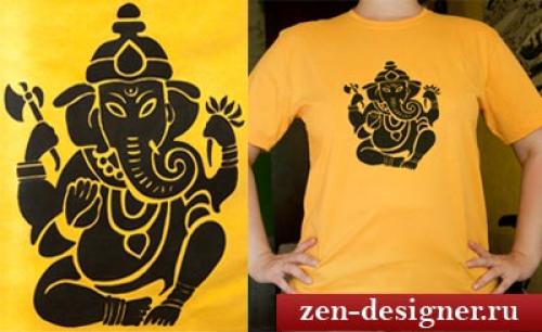 Как сделать шапку из ткани с помощью нанесения рисунка. Как нанести рисунок на ткань с помощью трафарета?