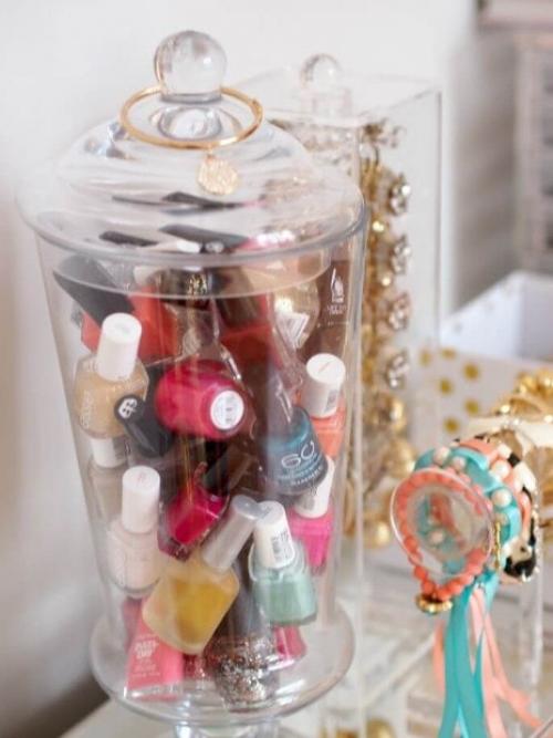 18 идей хранения косметики от тех. 15 блестящих идей, как организовать хранение косметики дома