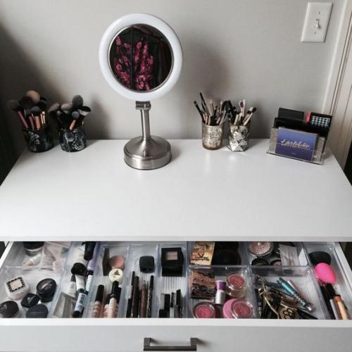18 идей хранения косметики от тех. 15 блестящих идей, как организовать хранение косметики дома