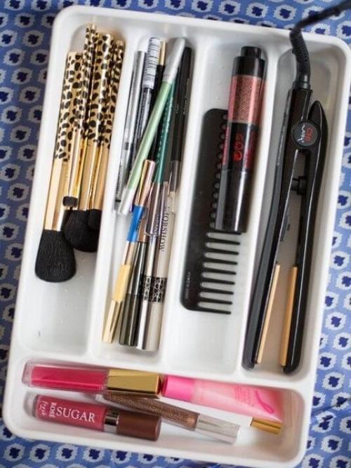 18 идей хранения косметики от тех. 15 блестящих идей, как организовать хранение косметики дома