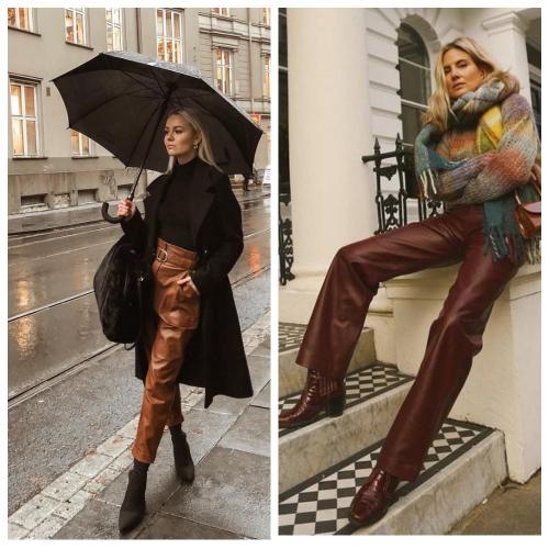 Кожаные штаны кому идут. С чем носить женские кожаные брюки: 52 образа на каждый день (актуальные фото)!