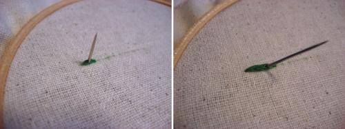 Мастер-класс: Как украсить вязаную шапку вышивкой 04