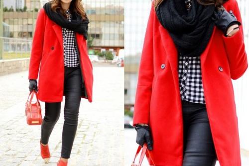 С чем носить кожаные леггинсы зимой. Модные зимние образы с кожаными леггинсами