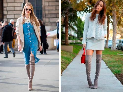 С чем носить ботфорты. . Мифы о ботфортах 03