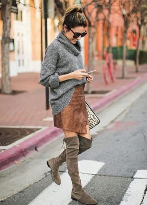 С чем носить замшевые ботинки 05 С чем носить замшевые ботинки 05