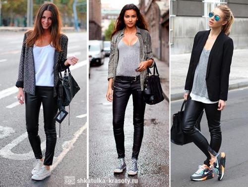 Туфли под черные брюки женские. Модные фасоны и модели черных брюк, с чем их лучше носить