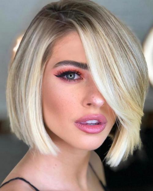 Кому подходит челка-шторка на маленький лоб. Подходящие прически