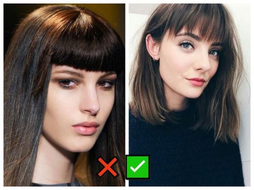 Какие ошибки при выборе челок стоитать. Почему челка выглядит некрасиво