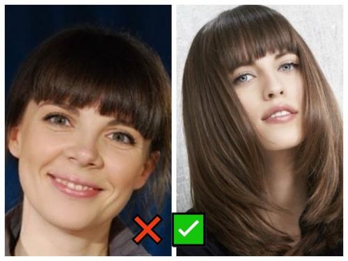 Какие ошибки при выборе челок стоитать. Почему челка выглядит некрасиво