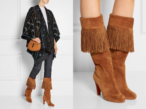 С чем носить замшевые сапоги и ботинки. Разнообразие моделей 03