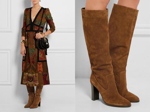 С чем носить замшевые сапоги и ботинки. Разнообразие моделей 05