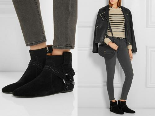 С чем носить замшевые сапоги и ботинки. Разнообразие моделей 02
