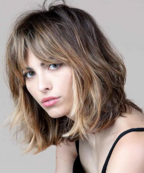 Можно ли делать челку шторку для любого типа волос. 20 модных стрижек с длинной челкой-шторкой для любого типа волос