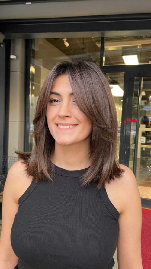 Можно ли делать челку шторку для любого типа волос. 20 модных стрижек с длинной челкой-шторкой для любого типа волос