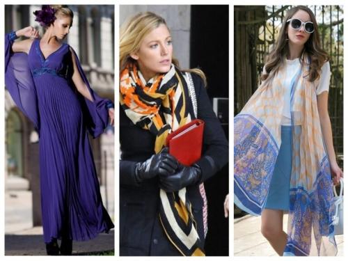 Как завязать палантин треугольником. Как красиво завязать палантин на голове и шее разными способами: фото и видео пошагово