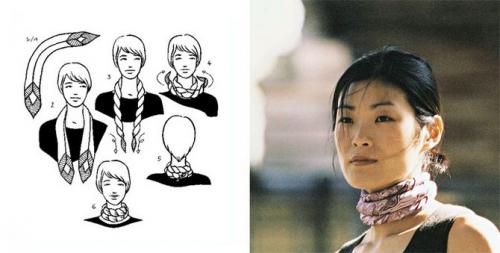 Как красиво завязать квадратный платок на шее. Как завязать платок на шее разными способами ?