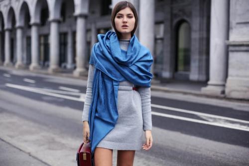 Простые способы ношения палантина в холодное время года. Отличия палантина от шарфа и платка