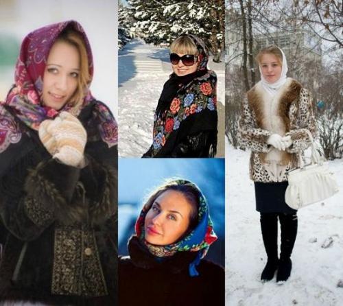 Как завязать палантин на шубу. Как повязать шарф к шубе