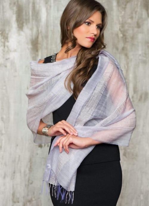 Как завязать палантин треугольником. Как красиво завязать палантин на голове и шее разными способами: фото и видео пошагово