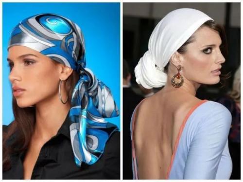 Как завязать палантин на голову пошагово. Простые способы красиво и стильно завязать палантин на голове