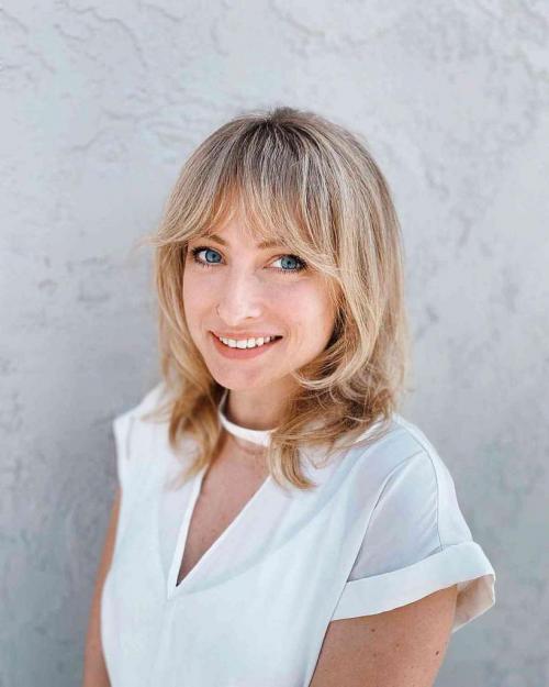 Как понять, идёт ли тебе чёлка-шторка: советы и рекомендации 23