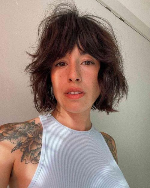 Как понять, идёт ли тебе чёлка-шторка: советы и рекомендации 27