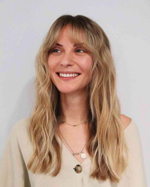 Как понять, идёт ли тебе чёлка-шторка: советы и рекомендации 20