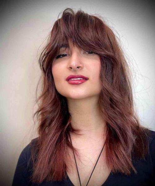 Как понять, идёт ли тебе чёлка-шторка: советы и рекомендации 24