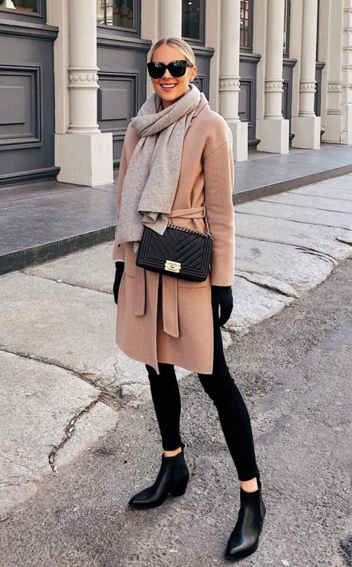 Как завязать шарф на пальто. Базовые варианты