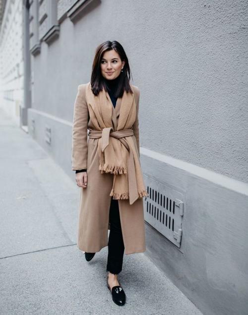 Как завязать шарф на пальто. Базовые варианты