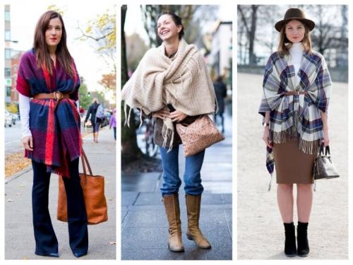 Как завязать палантин треугольником. Как красиво завязать палантин на голове и шее разными способами: фото и видео пошагово