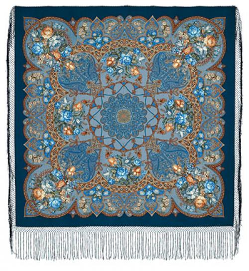 Какого размера должен быть платок для удобного ношения зимой. Теплый аксессуар - павлопосадский платок.