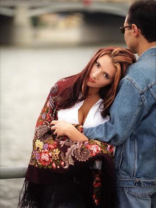 Какого размера должен быть платок для удобного ношения зимой. Теплый аксессуар - павлопосадский платок.