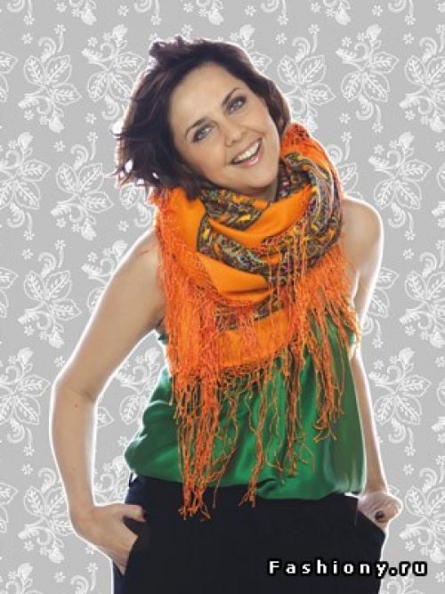 Какого размера должен быть платок для удобного ношения зимой. Теплый аксессуар - павлопосадский платок.